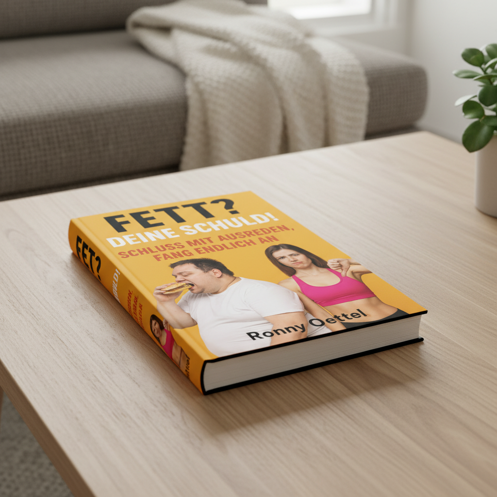 Buchcover Fett? Deine Schuld! – Abnehmen ohne Ausreden, Ratgeber Ernährung